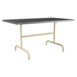 Schaffner Säntis Table repas rabattable 140x80cm – Graphite 73 / Marron Pastel 83