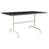 Schaffner Säntis Table repas rabattable 140x80cm – Anthracite 77 / Sable Pastel 15