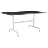 Schaffner Säntis Table repas rabattable 140x80cm – Anthracite 77 / Vert Pastel 64