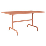 Schaffner Säntis Table repas rabattable 140x80cm – Terracotta 84 / Terracotta 84