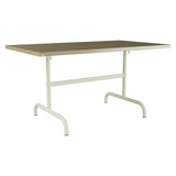 Schaffner Säntis Table repas rabattable 140x80cm – Champagne 85 / Vert Pastel 64