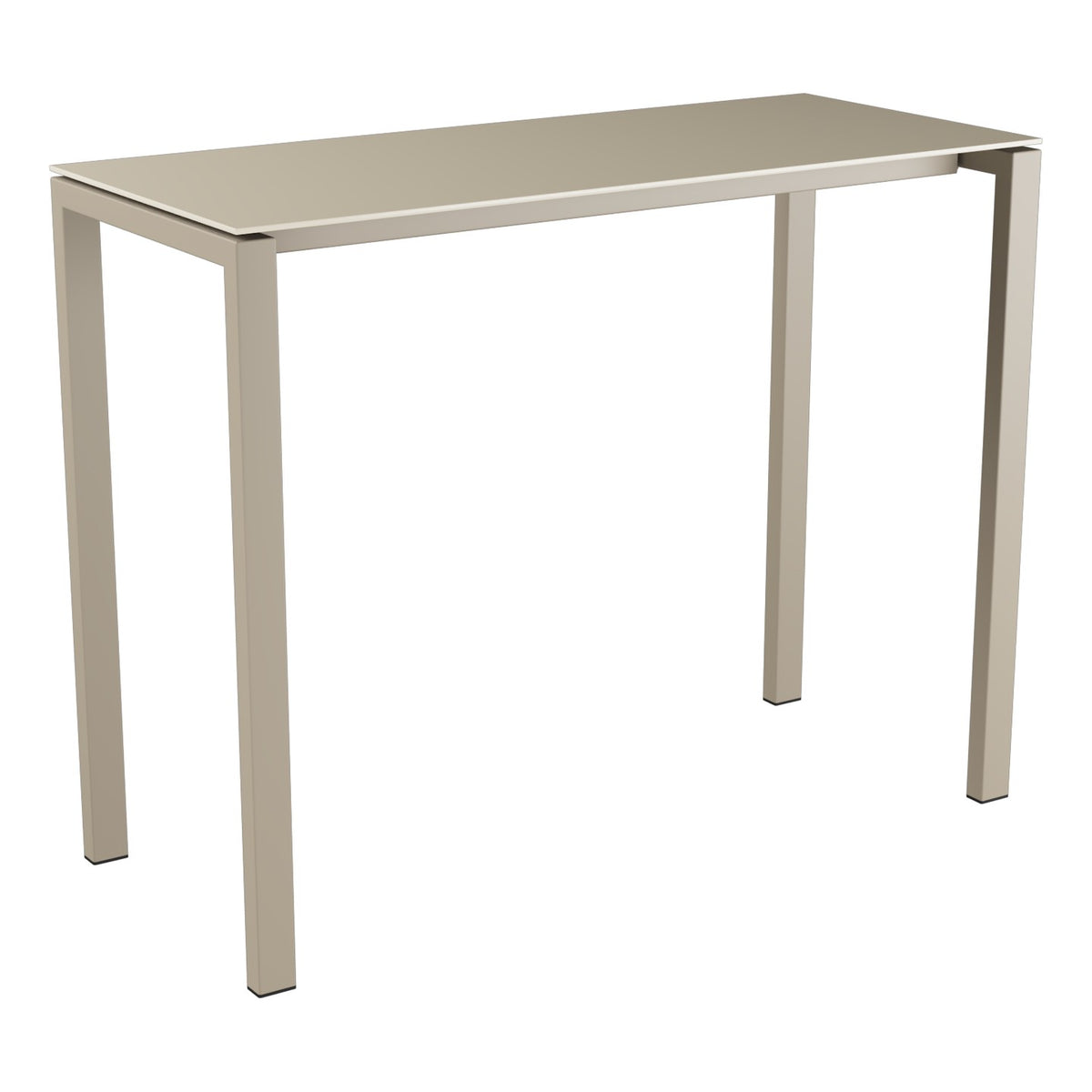 Schaffner Luzern table haute 140x60cm h:110cm – Sable Pastel 15 / Champagne 85