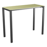 Schaffner Luzern table haute 140x60cm h:110cm – Jaune Buis 18 / Anthracite 77