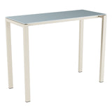 Schaffner Luzern table haute 140x60cm h:110cm – Bleu Pastel 51 / Sable Pastel 15