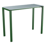 Schaffner Luzern table haute 140x60cm h:110cm – Bleu Pastel 51 / Vert Sapin 66