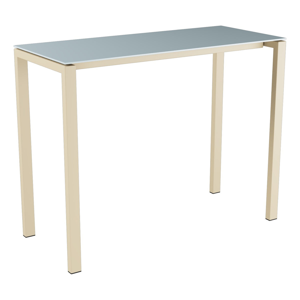 Schaffner Luzern table haute 140x60cm h:110cm – Bleu Pastel 51 / Marron Pastel 83