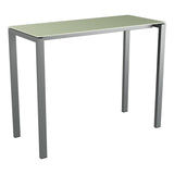 Schaffner Luzern table haute 140x60cm h:110cm – Vert Pastel 64 / Graphite 73