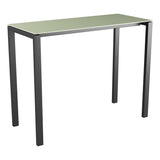 Schaffner Luzern table haute 140x60cm h:110cm – Vert Pastel 64 / Anthracite 77