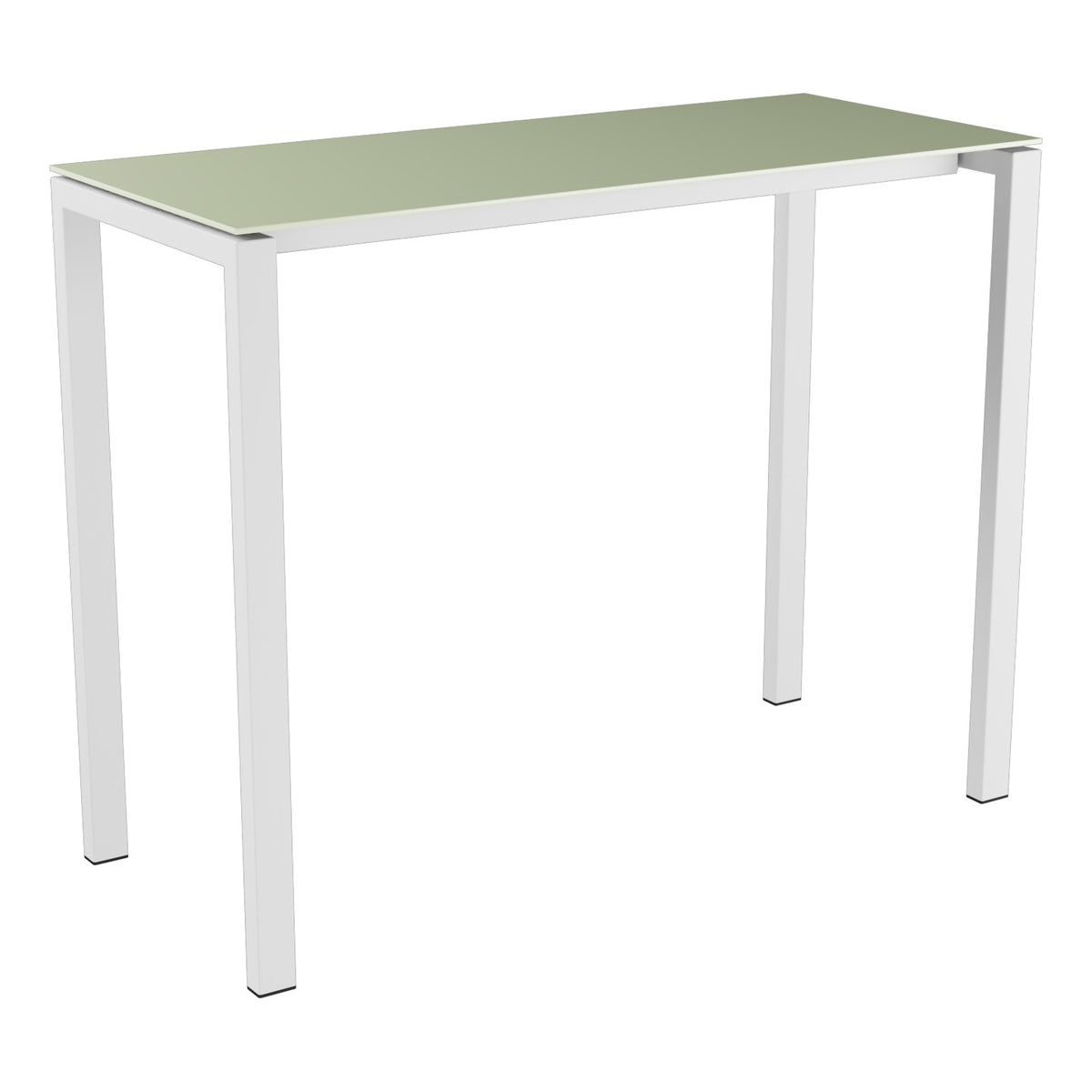 Schaffner Luzern table haute 140x60cm h:110cm – Vert Pastel 64 / Blanc 90