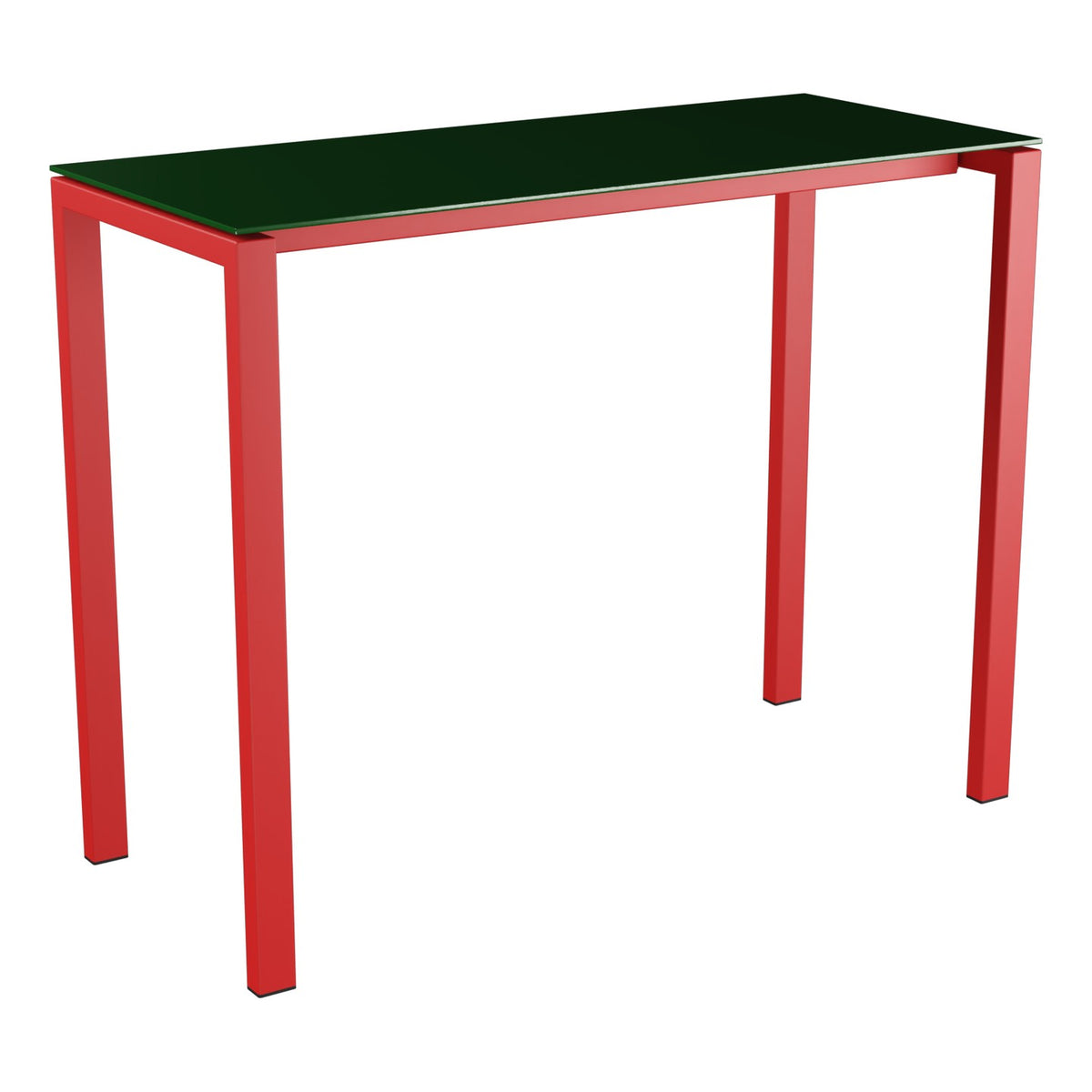 Schaffner Luzern table haute 140x60cm h:110cm – Vert Sapin 66 / Rouge 30