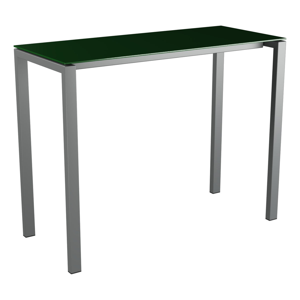 Schaffner Luzern table haute 140x60cm h:110cm – Vert Sapin 66 / Graphite 73