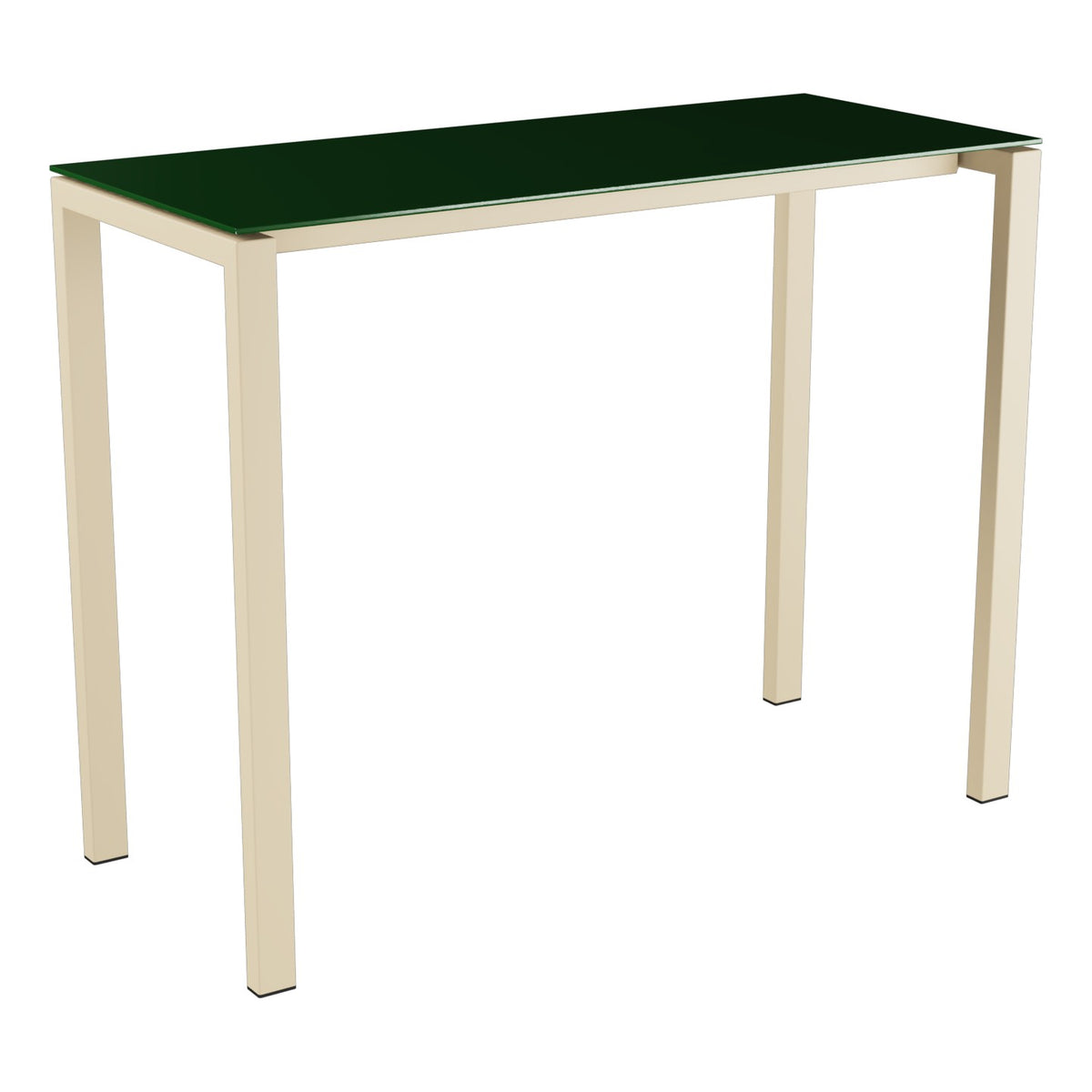 Schaffner Luzern table haute 140x60cm h:110cm – Vert Sapin 66 / Marron Pastel 83