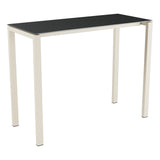 Schaffner Luzern table haute 140x60cm h:110cm – Graphite 73 / Sable Pastel 15