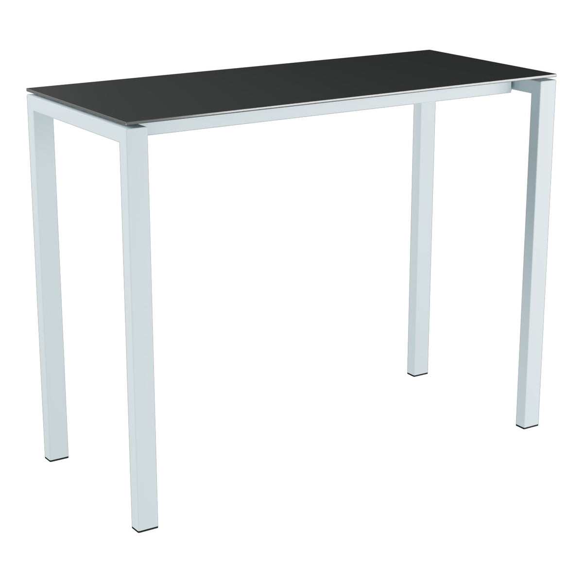 Schaffner Luzern table haute 140x60cm h:110cm – Graphite 73 / Bleu Pastel 51