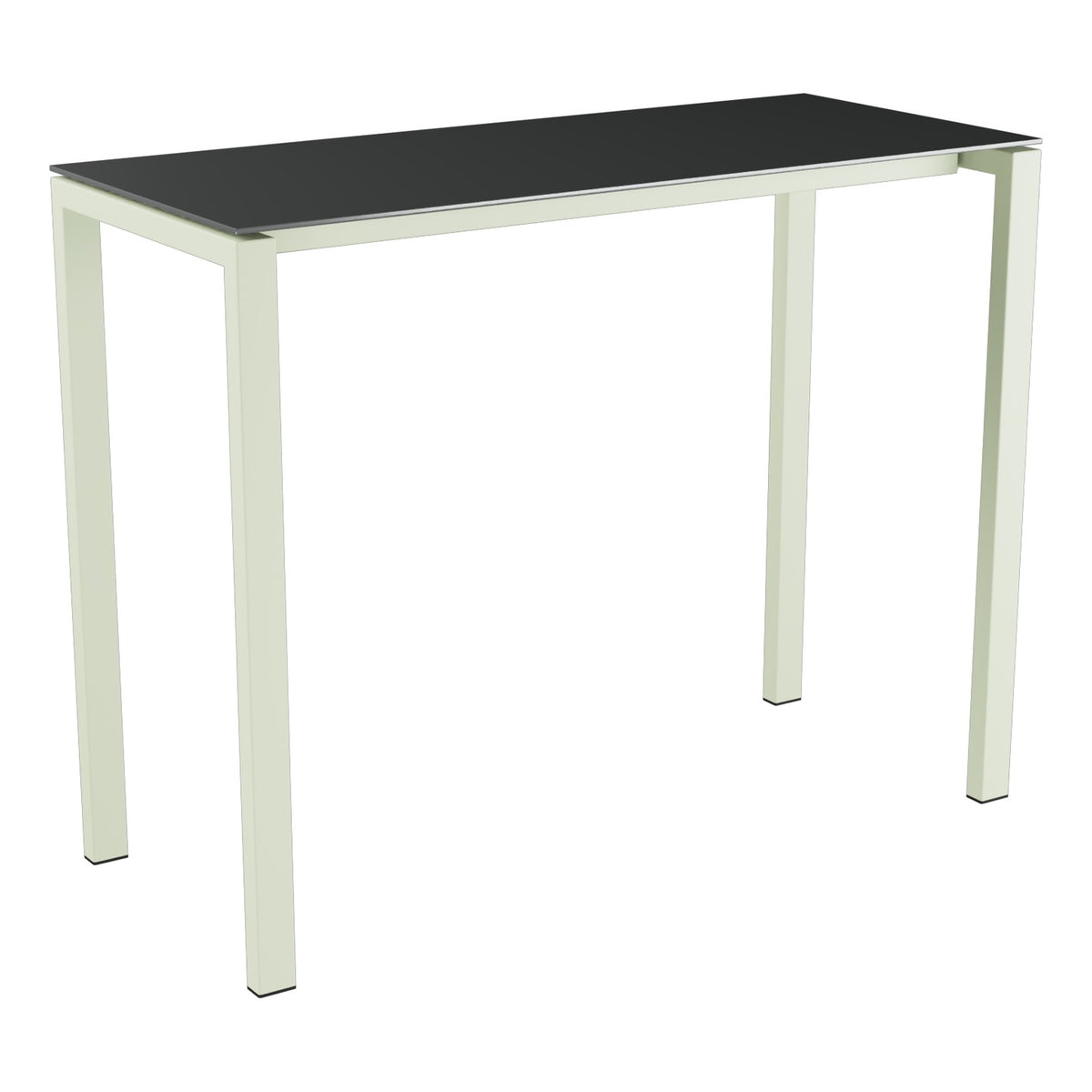 Schaffner Luzern table haute 140x60cm h:110cm – Graphite 73 / Vert Pastel 64