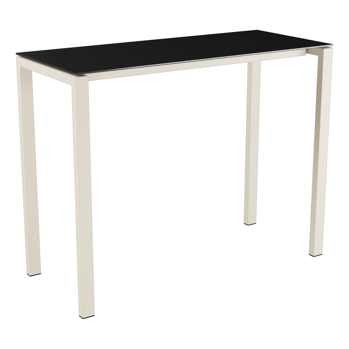 Schaffner Luzern table haute 140x60cm h:110cm – Anthracite 77 / Sable Pastel 15