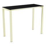 Schaffner Luzern table haute 140x60cm h:110cm – Anthracite 77 / Jaune Buis 18