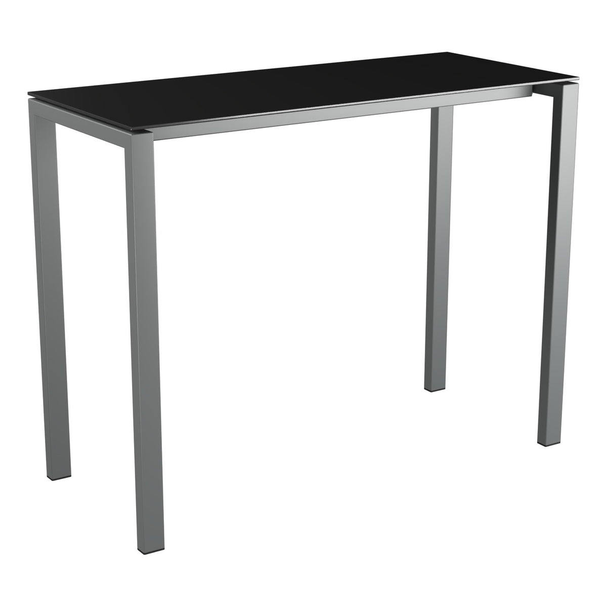 Schaffner Luzern table haute 140x60cm h:110cm – Anthracite 77 / Graphite 73