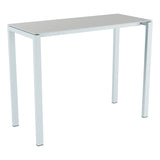 Schaffner Luzern table haute 140x60cm h:110cm – Gris Argent 78 / Bleu Pastel 51