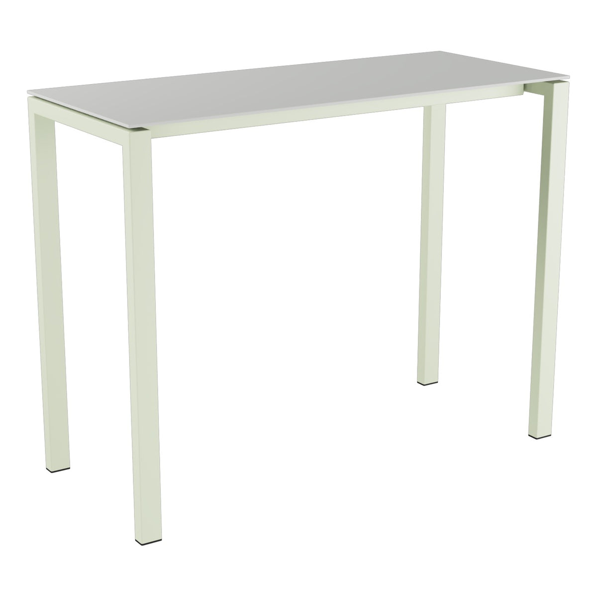 Schaffner Luzern table haute 140x60cm h:110cm – Gris Argent 78 / Vert Pastel 64