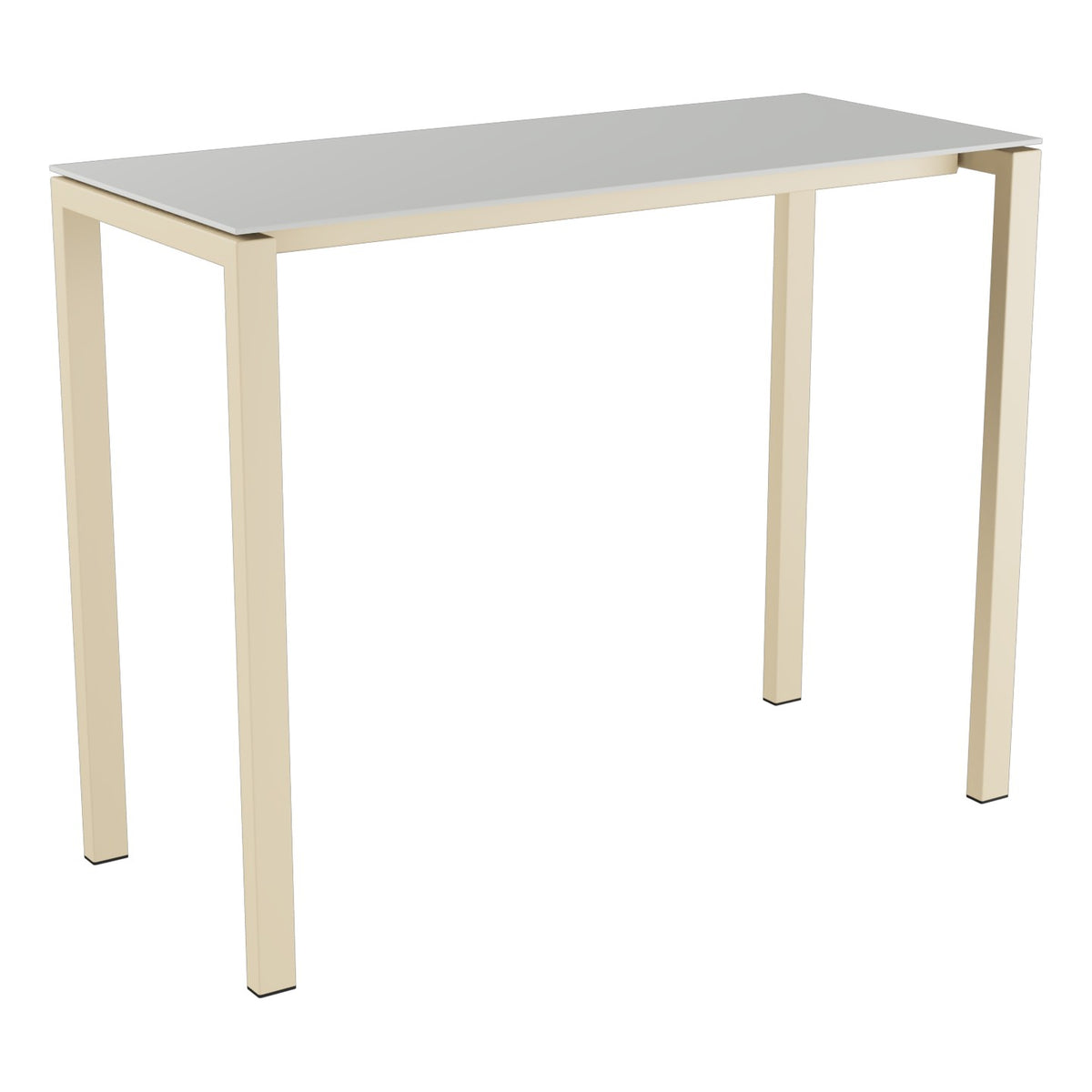 Schaffner Luzern table haute 140x60cm h:110cm – Gris Argent 78 / Marron Pastel 83