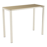 Schaffner Luzern table haute 140x60cm h:110cm – Marron Pastel 83 / Sable Pastel 15