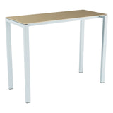Schaffner Luzern table haute 140x60cm h:110cm – Marron Pastel 83 / Bleu Pastel 51
