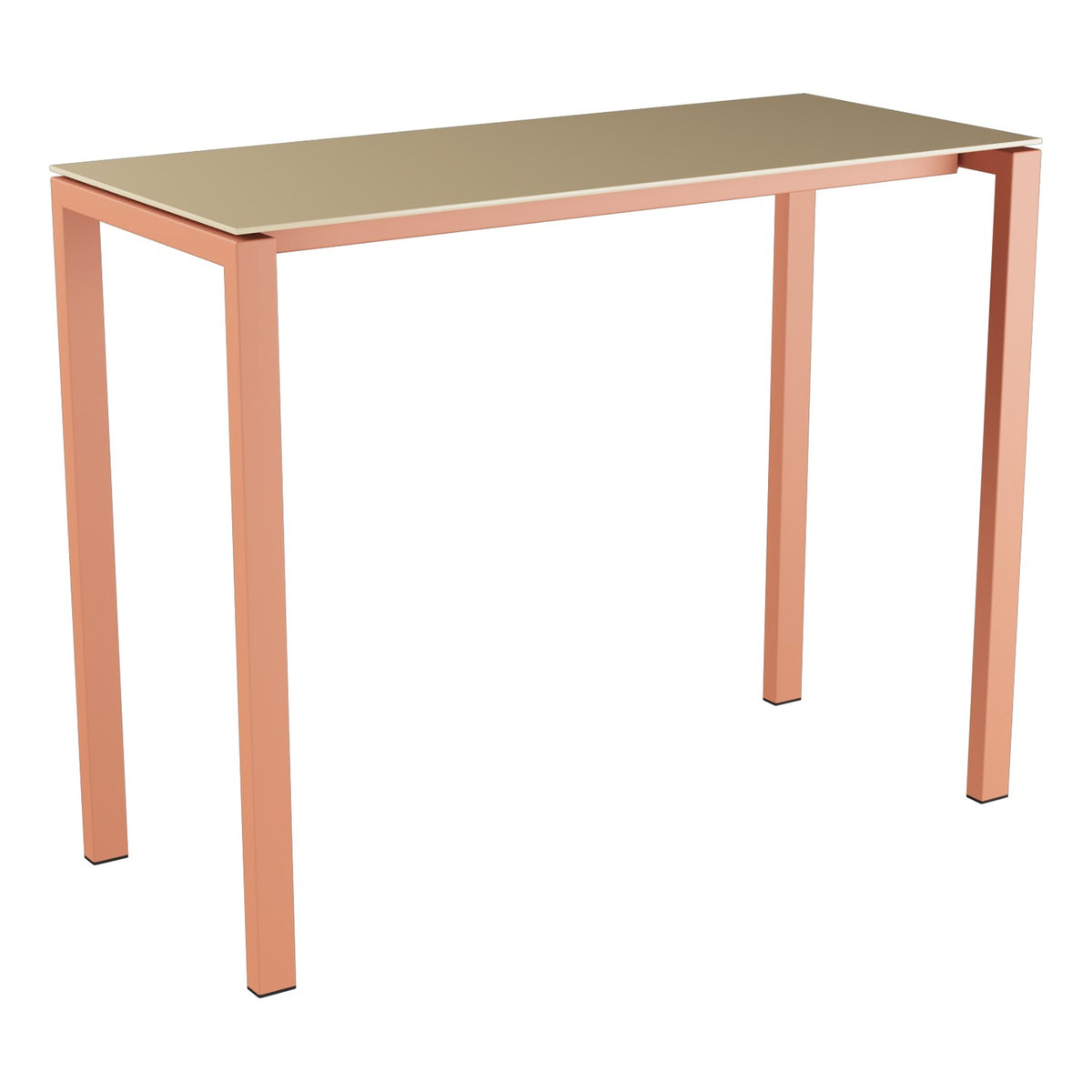 Schaffner Luzern table haute 140x60cm h:110cm – Marron Pastel 83 / Terracotta 84