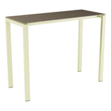 Schaffner Luzern table haute 140x60cm h:110cm – Champagne 85 / Jaune Buis 18