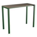 Schaffner Luzern table haute 140x60cm h:110cm – Champagne 85 / Vert Sapin 66