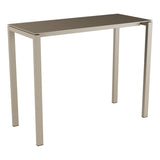 Schaffner Luzern table haute 140x60cm h:110cm – Champagne 85 / Champagne 85