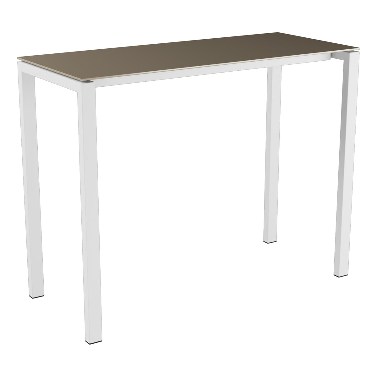 Schaffner Luzern table haute 140x60cm h:110cm – Champagne 85 / Blanc 90