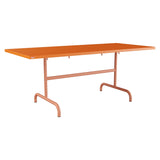 Schaffner Säntis Table repas rabattable 180x80cm – Orange 13 / Terracotta 84