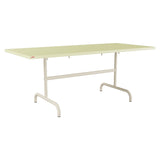Schaffner Säntis Table repas rabattable 180x80cm – Jaune Buis 18 / Sable Pastel 15