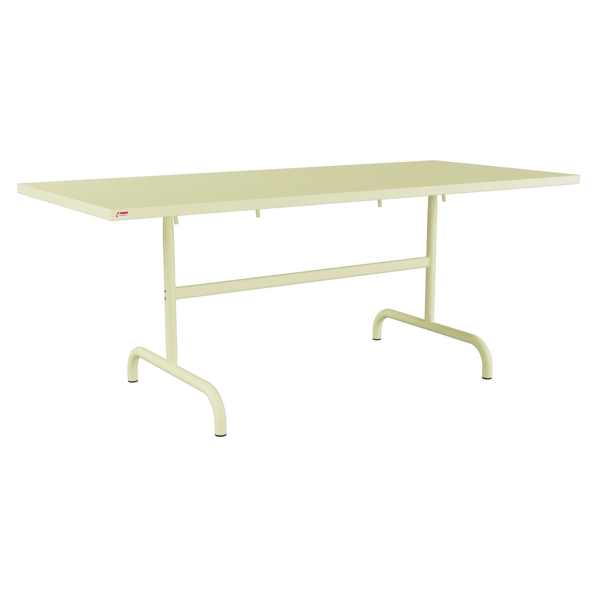 Schaffner Säntis Table repas rabattable 180x80cm – Jaune Buis 18 / Jaune Buis 18