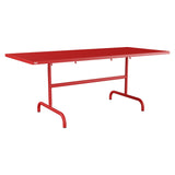 Schaffner Säntis Table repas rabattable 180x80cm – Rouge 30 / Rouge 30