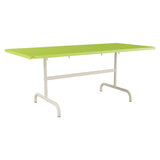 Schaffner Säntis Table repas rabattable 180x80cm – Vert clair 63 / Sable Pastel 15