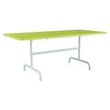 Schaffner Säntis Table repas rabattable 180x80cm – Vert clair 63 / Bleu Pastel 51