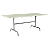 Schaffner Säntis Table repas rabattable 180x80cm – Vert Pastel 64 / Graphite 73