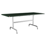 Schaffner Säntis Table repas rabattable 180x80cm – Vert Sapin 66 / Galvanisé à chaud 02
