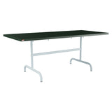Schaffner Säntis Table repas rabattable 180x80cm – Vert Sapin 66 / Bleu Pastel 51