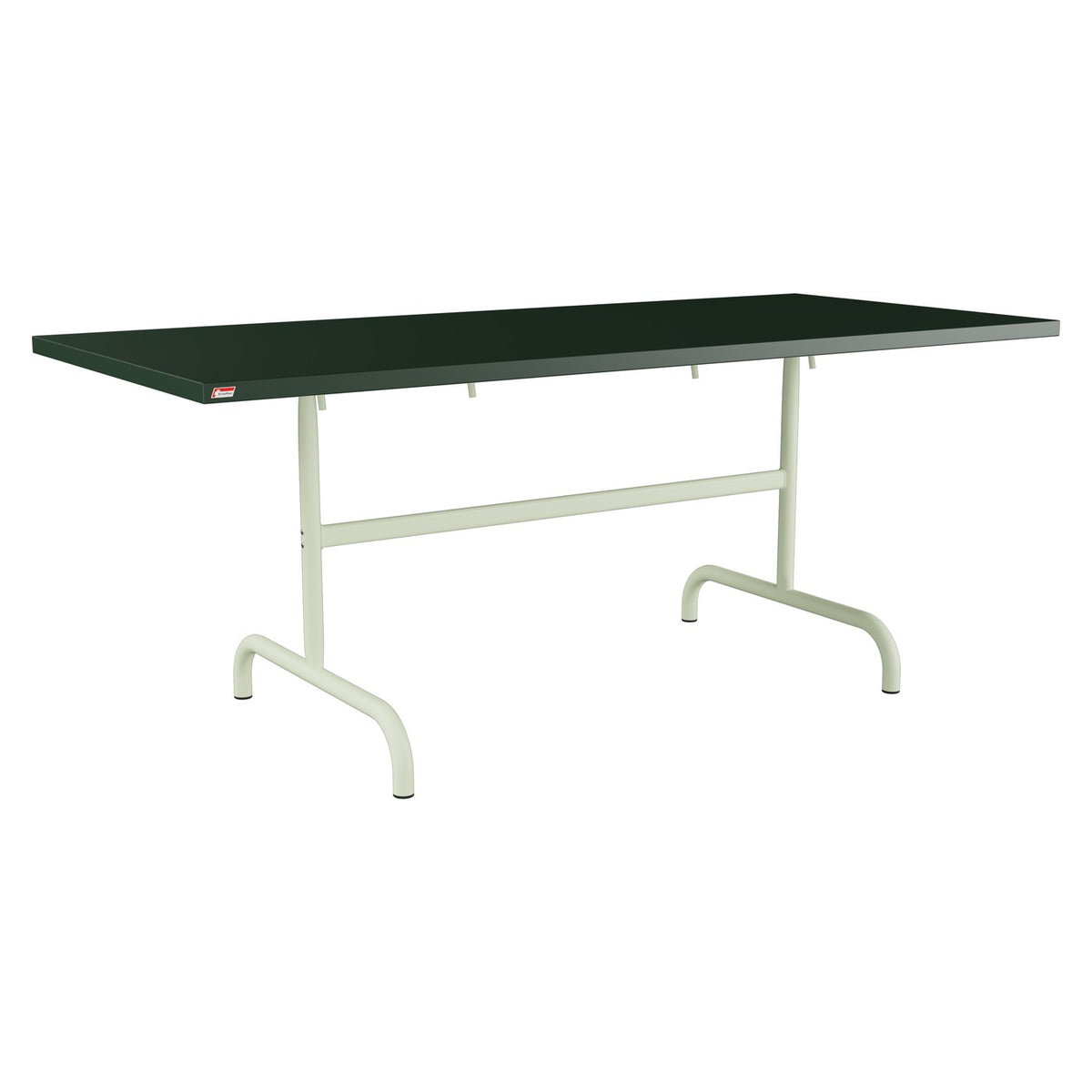 Schaffner Säntis Table repas rabattable 180x80cm – Vert Sapin 66 / Vert Pastel 64