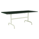 Schaffner Säntis Table repas rabattable 180x80cm – Vert Sapin 66 / Vert Pastel 64