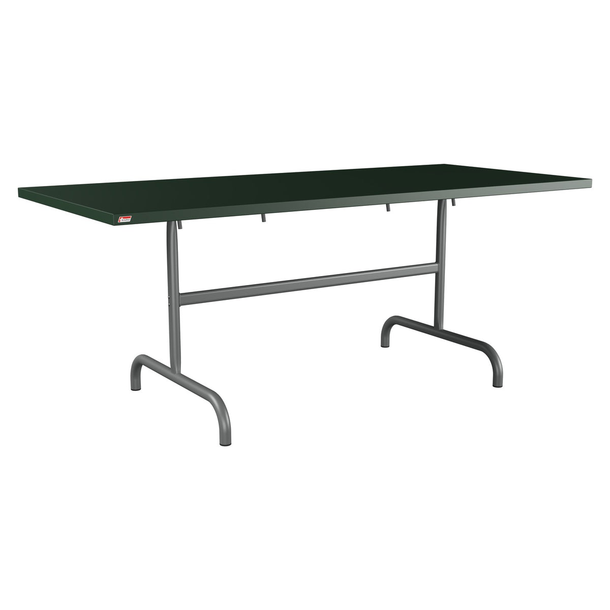 Schaffner Säntis Table repas rabattable 180x80cm – Vert Sapin 66 / Graphite 73