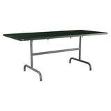 Schaffner Säntis Table repas rabattable 180x80cm – Vert Sapin 66 / Graphite 73
