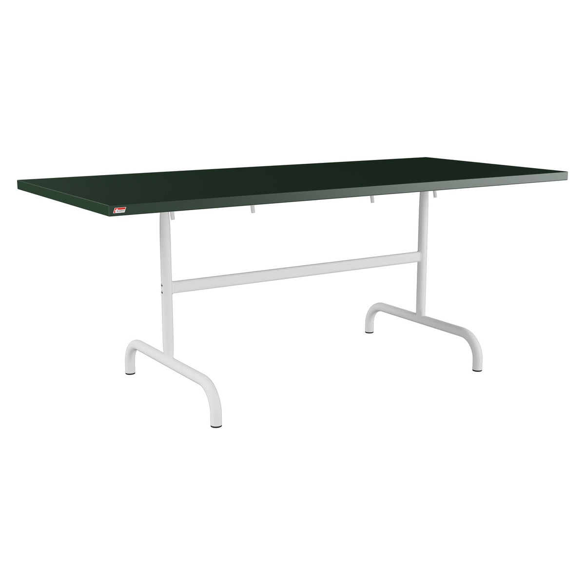 Schaffner Säntis Table repas rabattable 180x80cm – Vert Sapin 66 / Blanc 90