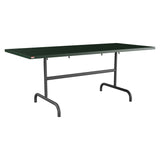 Schaffner Säntis Table repas rabattable 180x80cm – Vert Sapin 66 / Noir 91