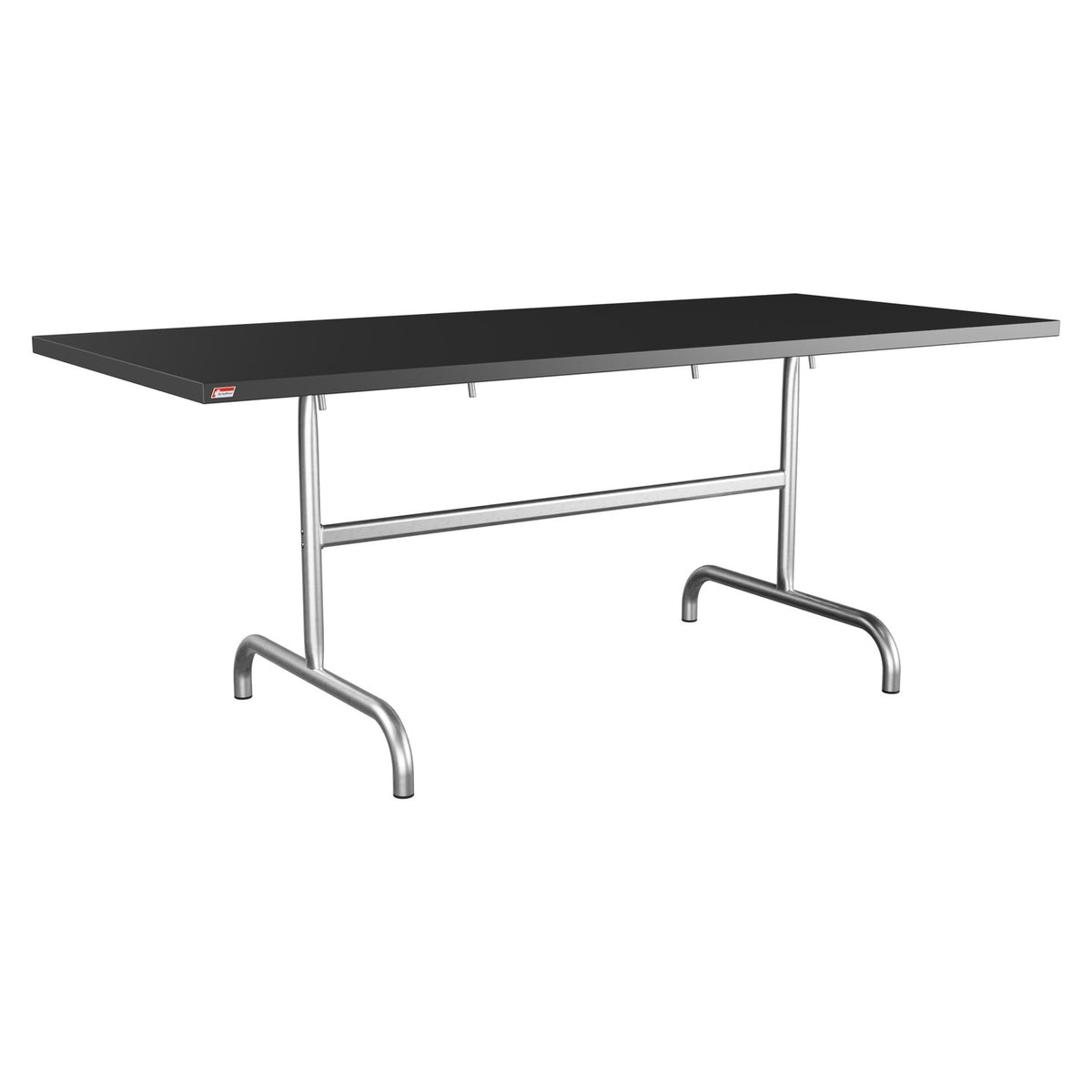 Schaffner Säntis Table repas rabattable 180x80cm – Anthracite 77 / Galvanisé à chaud 02