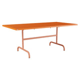 Schaffner Säntis Table repas rabattable 180x90cm – Orange 13 / Terracotta 84