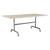 Schaffner Säntis Table repas rabattable 180x90cm – Sable Pastel 15 / Graphite 73